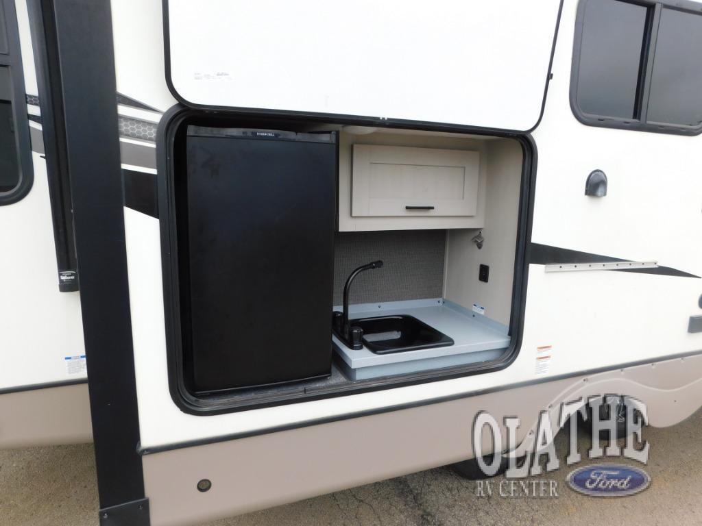 A photo of this 2023 Forest River Rv WILDWOOD HERITAGE GLEN