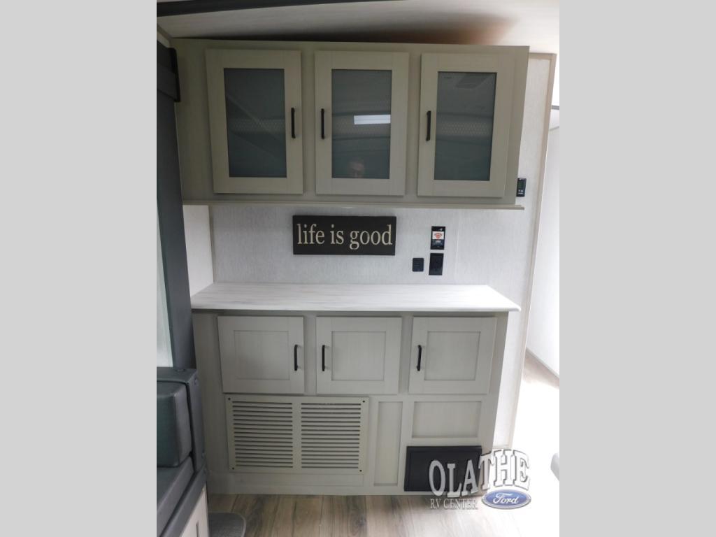 A photo of this 2023 Forest River Rv WILDWOOD HERITAGE GLEN