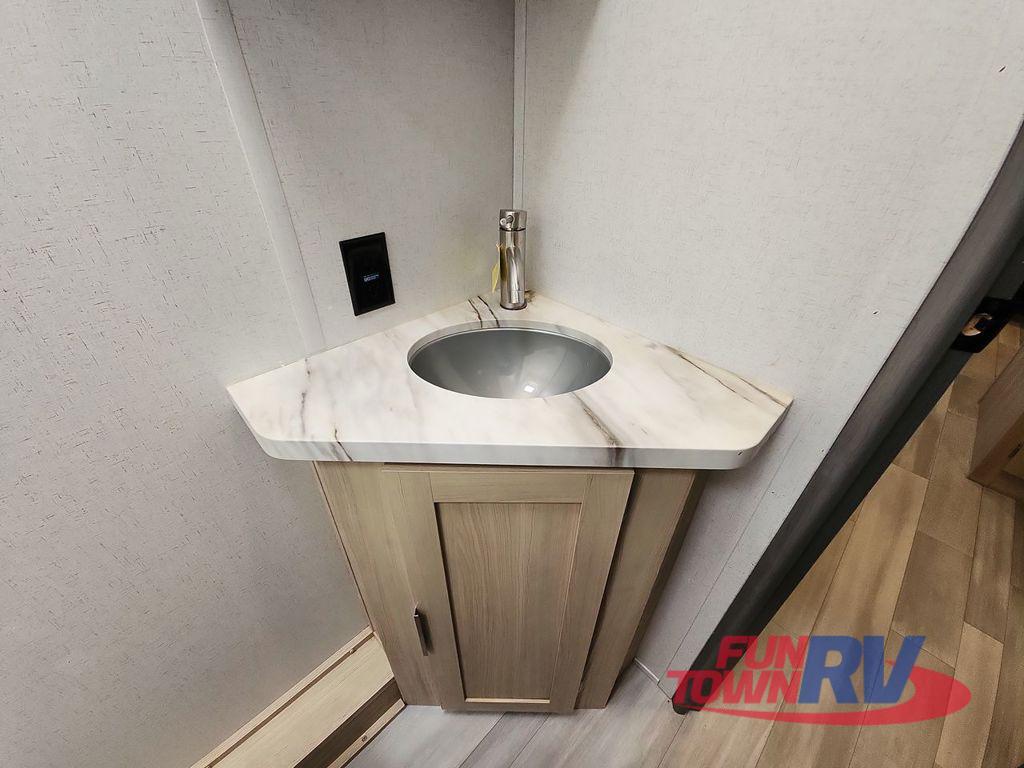 A photo of this 2023 Forest River RV Wildwood FSX 245VC
