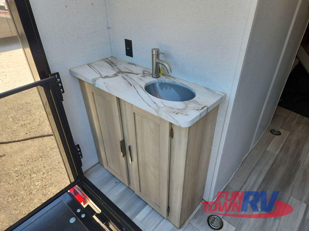A photo of this 2023 Forest River RV Wildwood FSX 245VC
