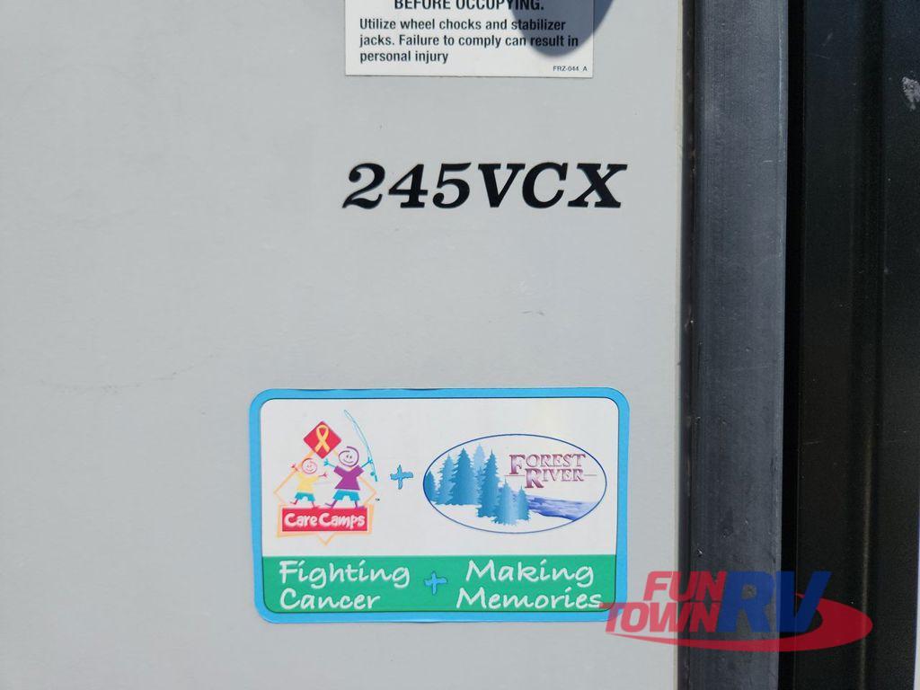 A photo of this 2023 Forest River RV Wildwood FSX 245VC