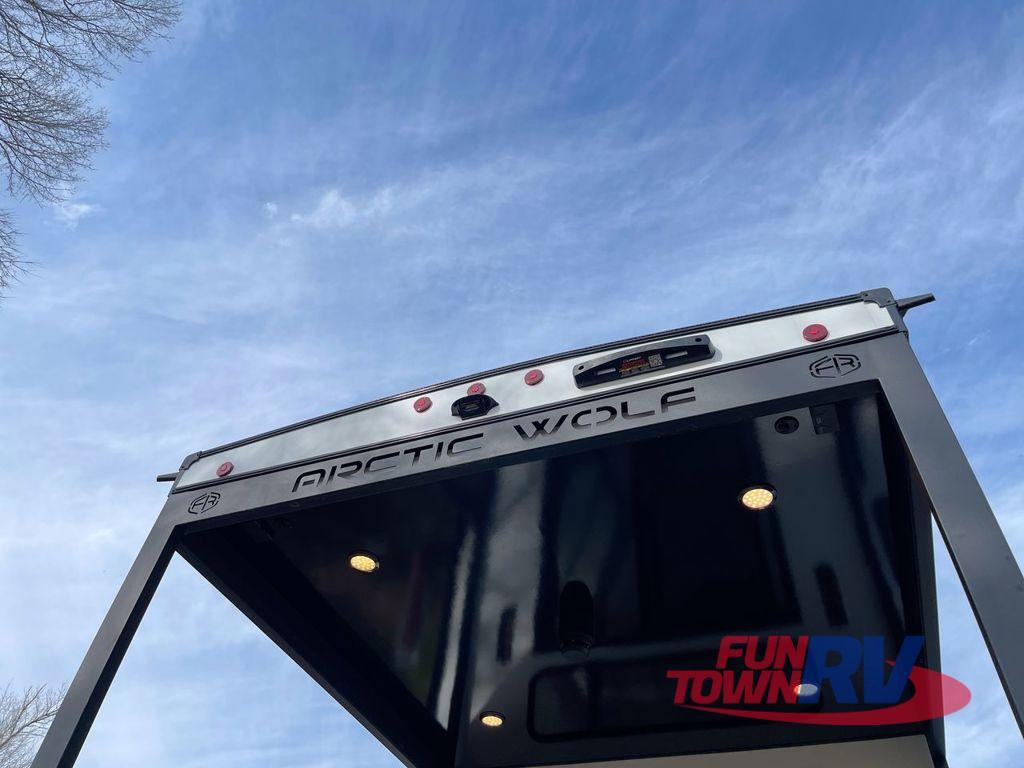 A photo of this 2025 Forest River RV Cherokee Arctic Wolf Suite 3800DECK