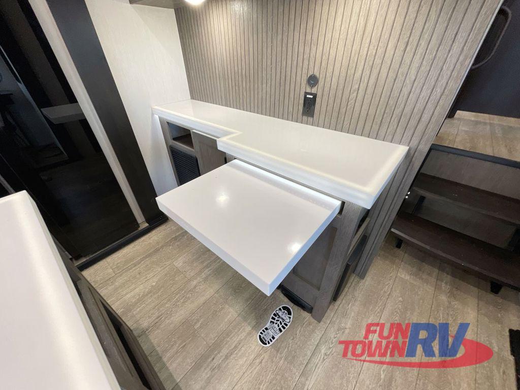 A photo of this 2025 Forest River RV Cherokee Arctic Wolf Suite 3800DECK