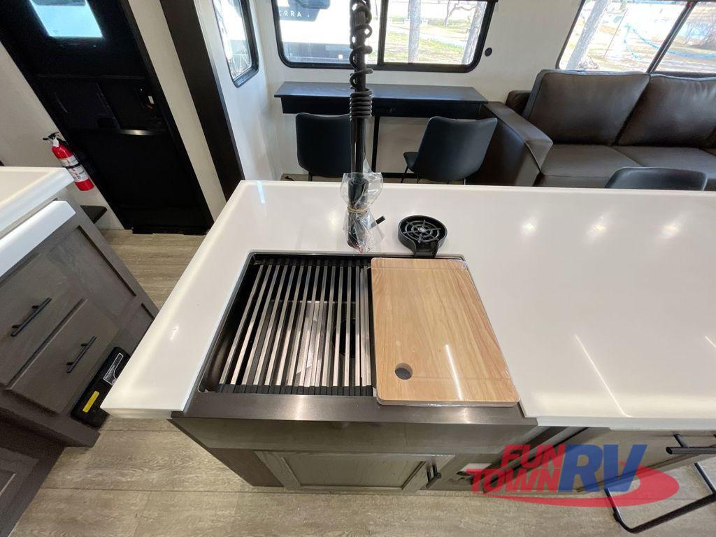 A photo of this 2025 Forest River RV Cherokee Arctic Wolf Suite 3800DECK