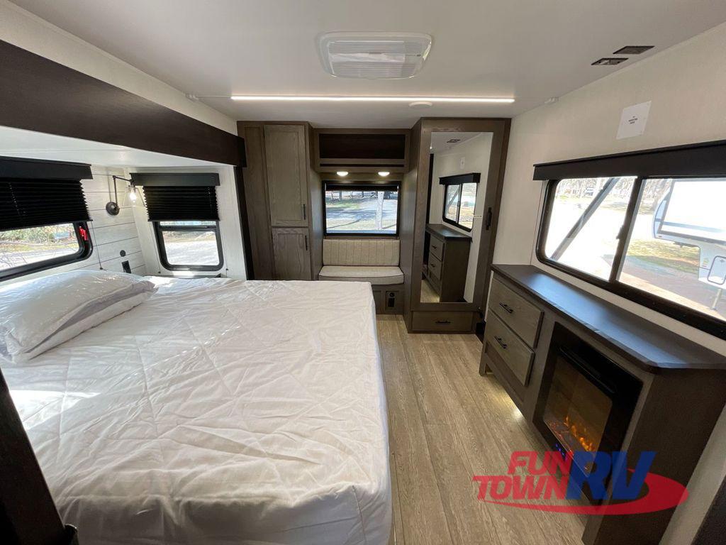 A photo of this 2025 Forest River RV Cherokee Arctic Wolf Suite 3800DECK