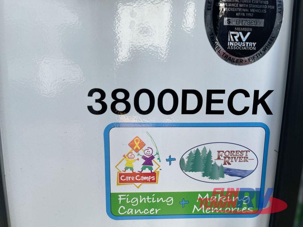 A photo of this 2025 Forest River RV Cherokee Arctic Wolf Suite 3800DECK