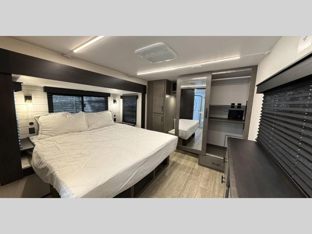 A photo of this 2025 Forest River RV Cherokee Arctic Wolf Suite 3800DECK