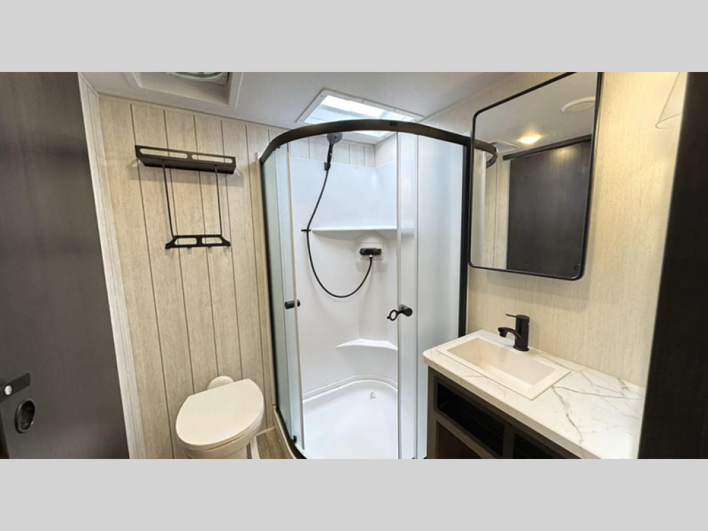 A photo of this 2025 Forest River RV Cherokee Arctic Wolf Suite 3800DECK