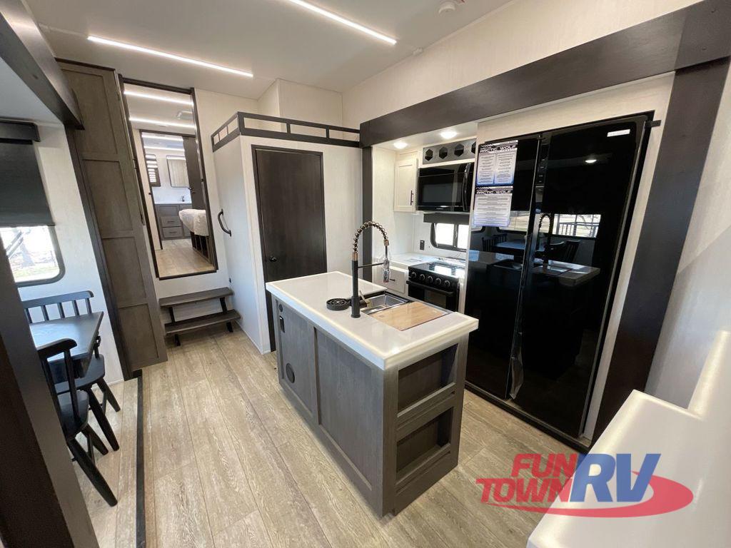 A photo of this 2025 Forest River RV Cherokee Arctic Wolf 3950SUITE