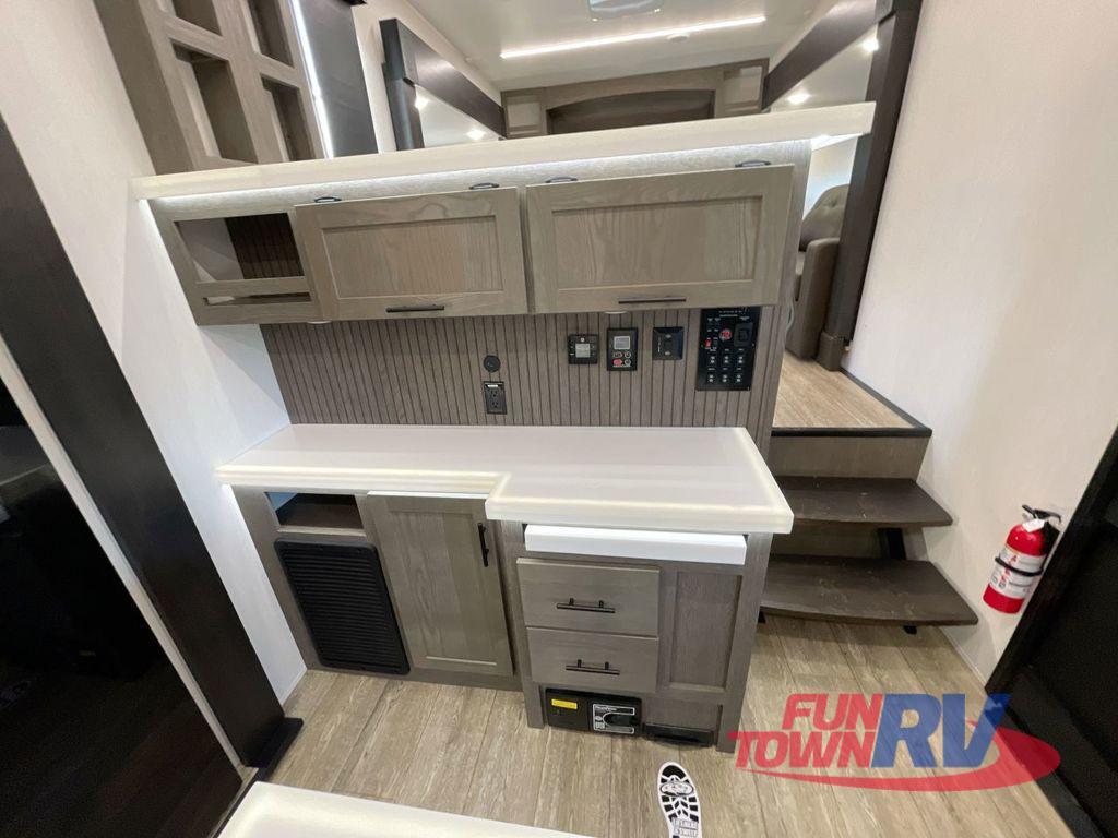 A photo of this 2025 Forest River RV Cherokee Arctic Wolf 3950SUITE