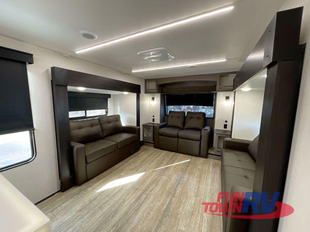 A photo of this 2025 Forest River RV Cherokee Arctic Wolf 3950SUITE