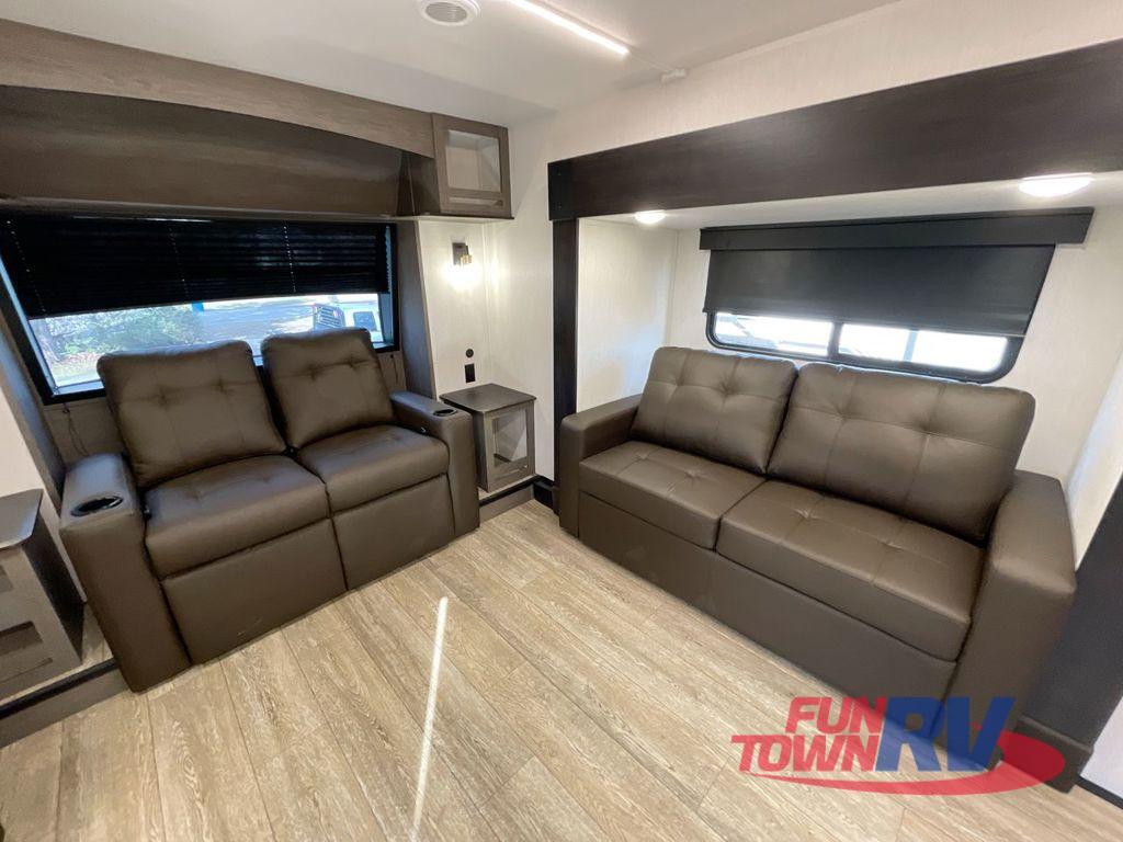 A photo of this 2025 Forest River RV Cherokee Arctic Wolf 3950SUITE