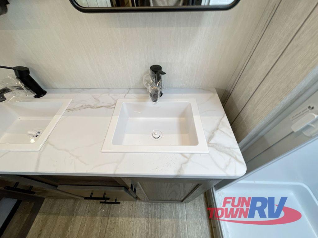 A photo of this 2025 Forest River RV Cherokee Arctic Wolf 3950SUITE
