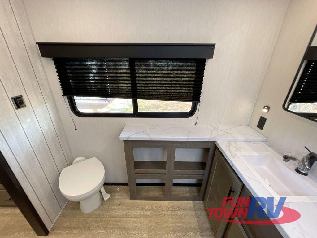 A photo of this 2025 Forest River RV Cherokee Arctic Wolf 3950SUITE