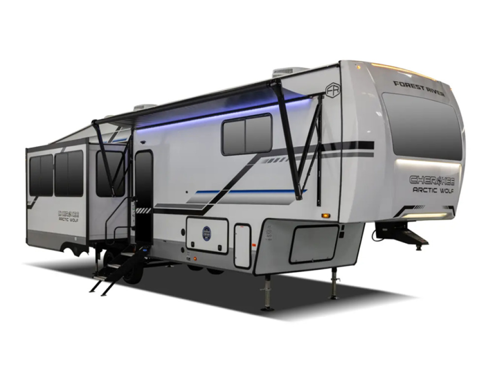 A photo of this 2025 Forest River RV Cherokee Arctic Wolf 3950SUITE