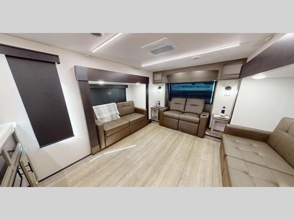 A photo of this 2025 Forest River RV Cherokee Arctic Wolf 3950SUITE