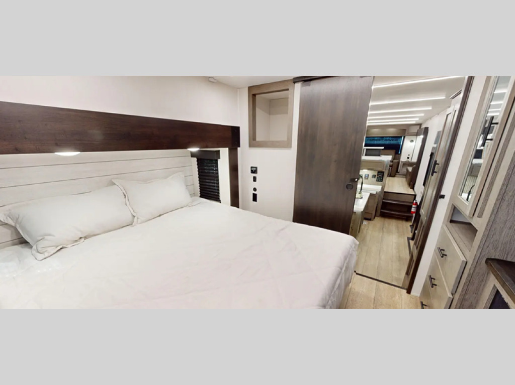 A photo of this 2025 Forest River RV Cherokee Arctic Wolf 3950SUITE