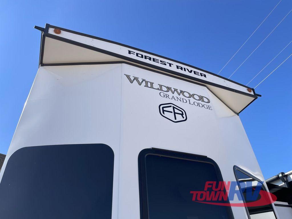 A photo of this 2026 Forest River RV Wildwood Grand Lodge 42ZEN