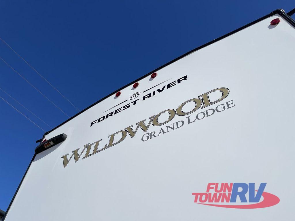 A photo of this 2026 Forest River RV Wildwood Grand Lodge 42ZEN