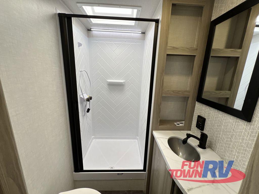 A photo of this 2025 Forest River RV Wildwood FSX 269VC