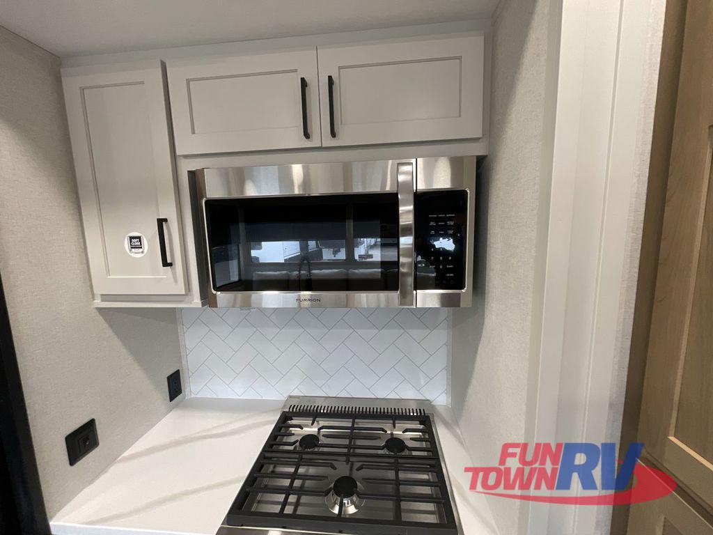 A photo of this 2026 Forest River RV Sandpiper 3844QUAD