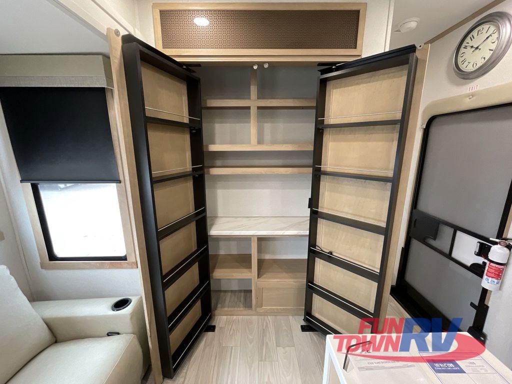 A photo of this 2026 Forest River RV Sandpiper 3844QUAD